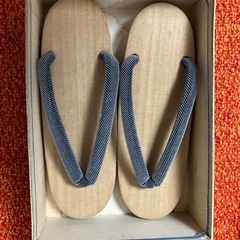 女性用の和装用のげた、中古品