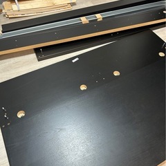 ダブルベットフレーム　　ikea カーテン
の画像