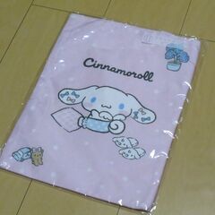 シナモロール当りくじ　⑪フラットトート ピンク 【未開封】