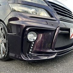 ヴェルファイア後期型2.4Z★本車検フルR8年9月迄★グレンツェンエアロ・ローダウンサス・20ichアルミ・社外グリル・フリップダウン・両側パワースライド…の画像