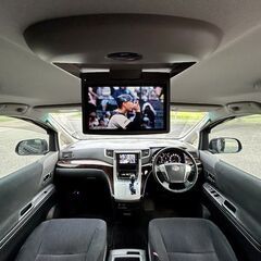ヴェルファイア後期型2.4Z★本車検フルR8年9月迄★グレンツェンエアロ・ローダウンサス・20ichアルミ・社外グリル・フリップダウン・両側パワースライド…の画像