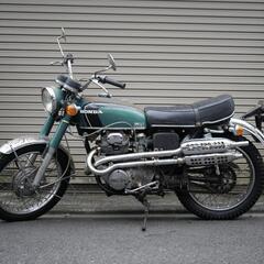 cb350　スクランブラーマフラー書有り　ローリング・ストーンズの画像