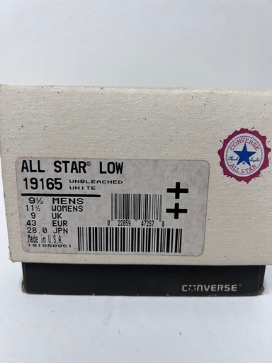 【未使用】90’s CONVERSE ALL STAR LOW USA 28cm