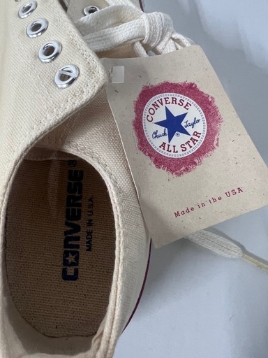 【未使用】90’s CONVERSE ALL STAR LOW USA 28cm