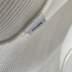 titivate ラウンドネックワッフルカットソーワンピースの画像