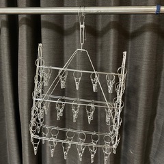【お取引決まりました
】洗濯ステンレスピンチハンガーの画像