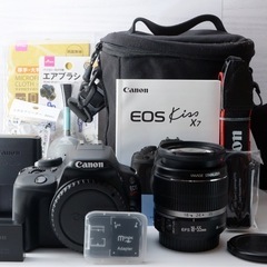 ★Canon EOS kiss X7★S数約760回●スマホ転送●カメラバック  1ヶ月動作補償あり！ 安心のゆうパック代引き発送！ 送料、代引き手数料無料！の画像