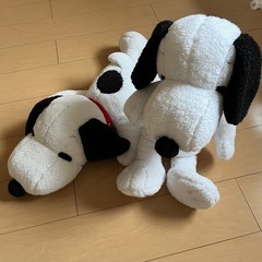 【引き渡し決定】スヌーピー　ぬいぐるみ2点セット　