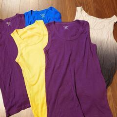 引越しの為早期引き取り希望！リブタンクトップ メンズ 2XL 5枚セット 肌着 インナー ランニング 肌着の画像