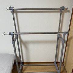 ニトリ　２段　ハンガーラック