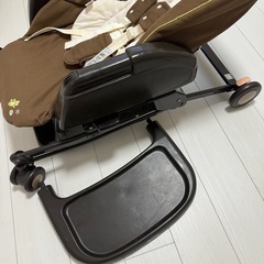 Aprica）ハイローベッド＆チェア　ユラリズム　くまさんと一緒（ブラウン)の画像