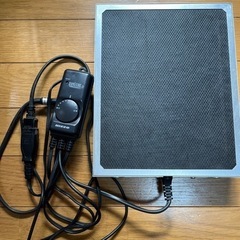 パネルヒーターと温度調節器セット