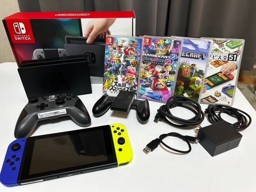 Nintendo Switch 人気ソフト4本付き＆コントローラー付き