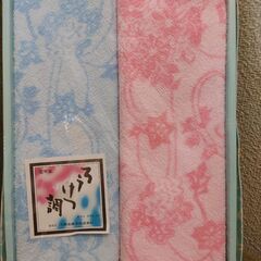 フェイスタオル 2枚けんろう染め