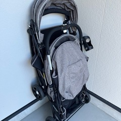 【美品】2人乗りベビーカーの画像