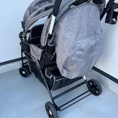 【美品】2人乗りベビーカーの画像