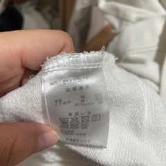 お話中 コンバース トレーナーの画像