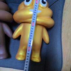 うんちくん　ビッグソフビフィギュア　2体セット　中古の画像