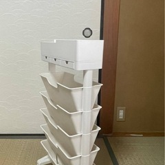 キャスター付 収納ラック  の画像