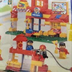 幼児ブロック 消防署 oxford  デュプロ互換の画像