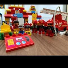 幼児ブロック 消防署 oxford  デュプロ互換の画像
