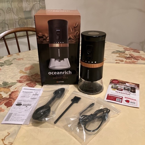 電動ミル oceanrich コーヒーミル G2 USB充電式　オーシャンリッチ
