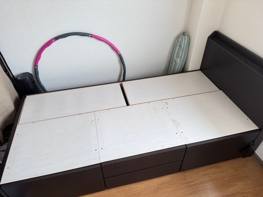 収納付きシングルベット、ダブル