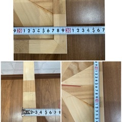 掛け時計  木製 の画像
