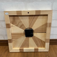 掛け時計  木製 の画像