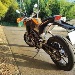 KTM DUKE200 自賠責R9.9迄 アクラポビッチフルエキ ETCの画像
