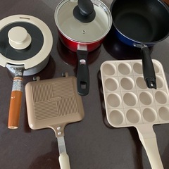 受渡者決定しました　フライパン・鍋・たこ焼きパン・ホットサンド器