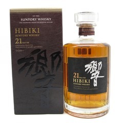 SUNTORY (サントリー) ウイスキー 響21年 箱あり ホログラムシール有