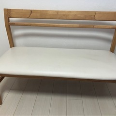 ベルメゾンダイニングベンチ「ナチュラル」