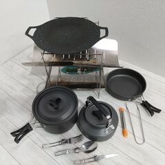 『アウトドア用品３点セット』/アルミクッカーセット(Seekde...