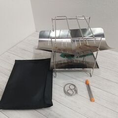 『アウトドア用品３点セット』/アルミクッカーセット(Seekdem)/焚き火台(SxoSyo)/マルチグリドル/ソロキャンプ/C0DT0203の画像