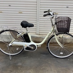 448 パナソニック新機種電動アシスト自転車viviNX 26インチアイボリー