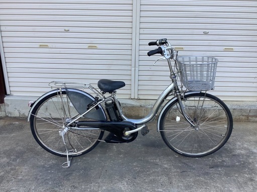 454  ブリヂストン新機種電動アシスト自転車アシスタ 26インチグレーアルミボディー