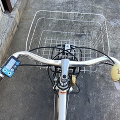 455  ヤマハ最新機種電動アシスト自転車pasmina   26インチパールホワイトの画像