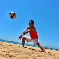 ビーチバレー　ペア募集