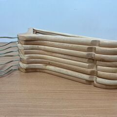 木製ハンガー 8本セットの画像