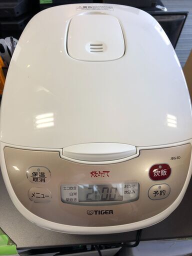 ☆【未使用品、通電確認済】TIGER タイガー マイコン炊飯ジャー 炊きたて  JBG-18SD 一升炊き 14年製 炊飯器 キッチン家電 (NF240820)528-2