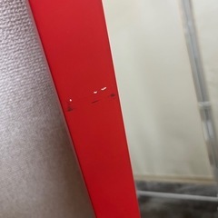 ぼん家具　全身鏡　赤フレームの画像