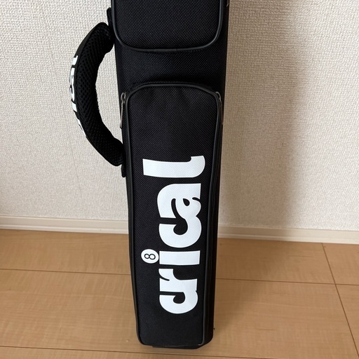 CRICAL プールキューケース 2 x 2 ハードスヌーカーキューケース フェイクレザー/オックスフォードキャンバス製 プールキュー