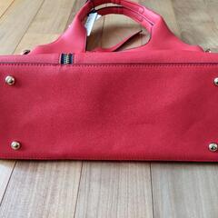 新品！ トートバッグ 赤の画像