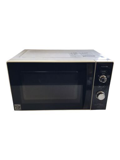 【直接引取歓迎！】電子レンジ TOSHIBA ER-SM17（W）ホワイト 50/60HZ共用 フラット庫内 東芝 2021年製（埼玉県川越市）