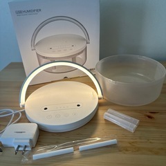 USB加湿器　アロマディフューザー 明るさ3段階 