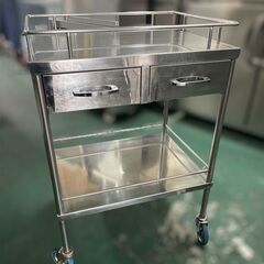 ★引出し付き キャスターワゴン W600xD450xH800mm...