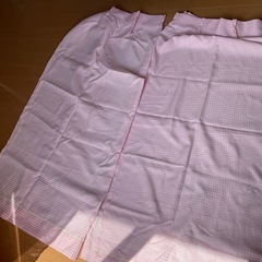 カーテン二枚セット　子供用カーテン　薄手カーテン　ピンクの画像