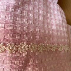 カーテン二枚セット　子供用カーテン　薄手カーテン　ピンクの画像