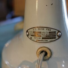 【川崎市宮前区リサイクルオフ】レトロ　HITACHI　扇風機　当時物　M-6032X　ヴィンテージの画像